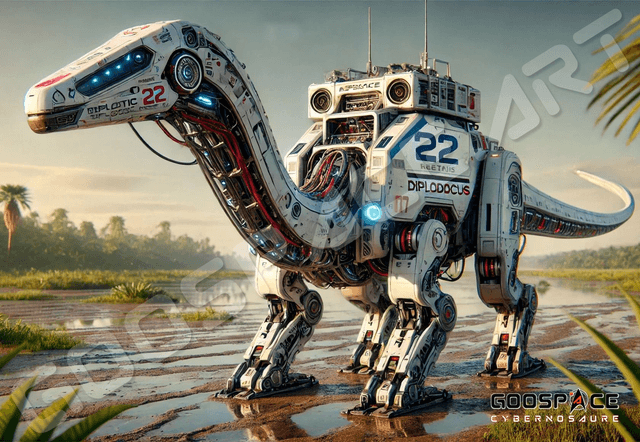 Cadre Cybernosaure Diplodocus (23)