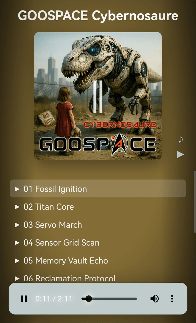 Album NFC GOOSPACE | Cybernosaure