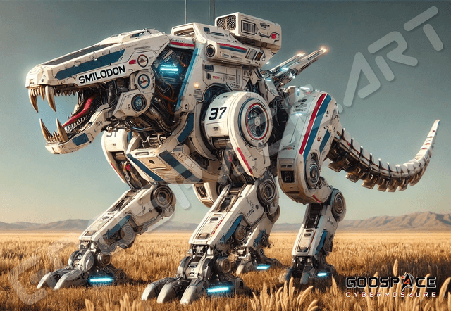 Cadre Cybernosaure Smilodon (39)