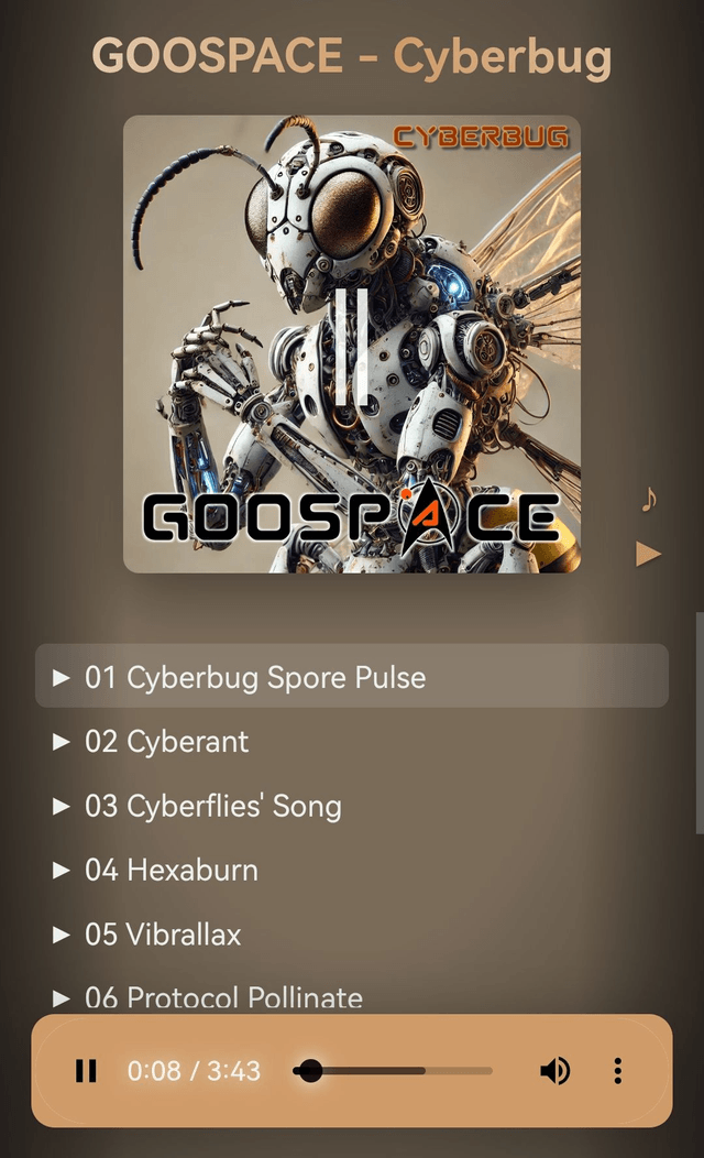 Album NFC GOOSPACE | Cyberbug