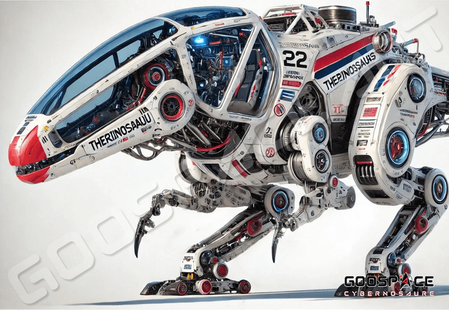 Cadre Cybernosaure Therizinosaure (19)