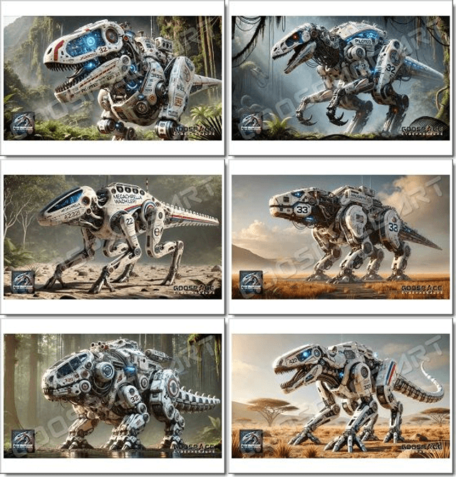 Cybernosaure - Pack N° 3/8